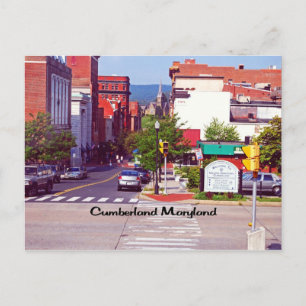 Cumberland Maryland Postkarte