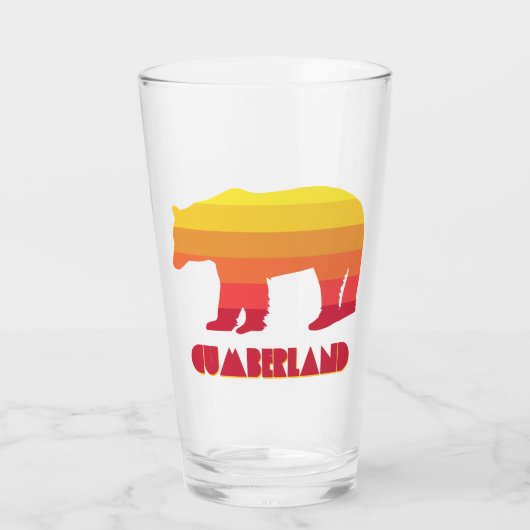 Cumberland Maryland Rainbow Bear Glas (Vorderseite)