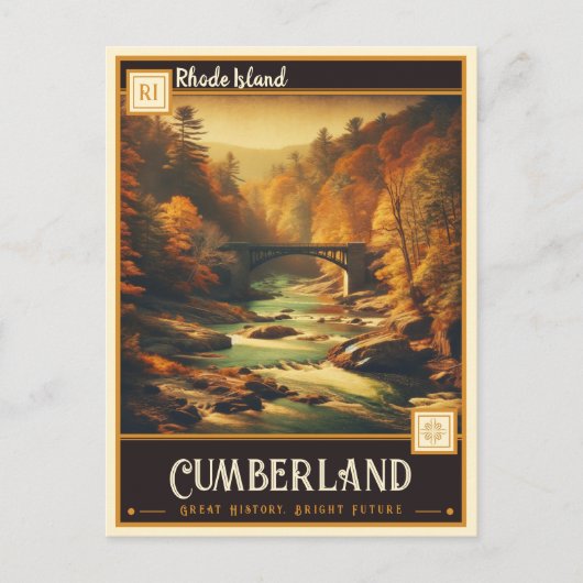 Cumberland, Rhode Island | VINTAG Postkarte (Vorderseite)