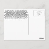 Cumberland River Bicentennial Trail Bridge Postkarte (Rückseite)