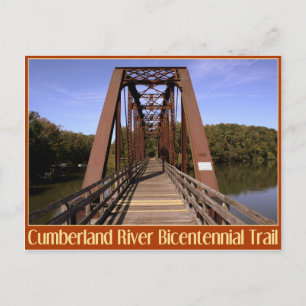 Cumberland River Bicentennial Trail Bridge Postkarte