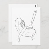 Cumberland Sausage Postkarte (Vorne/Hinten)