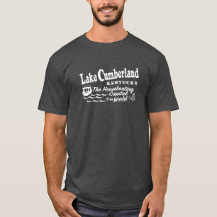 Cumberland-See - Rot auf dunkelgrau T-Shirt