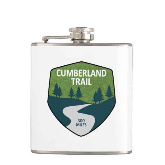 Cumberland Trail Tennessee Flachmann (Vorderseite)