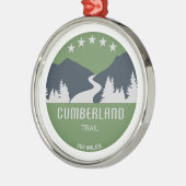 Cumberland Trail Tennessee Ornament Aus Metall (Links)