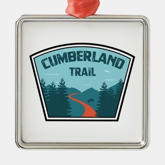 Cumberland Trail Tennessee Ornament Aus Metall (Vorne)