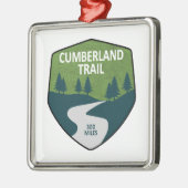 Cumberland Trail Tennessee Ornament Aus Metall (Links)