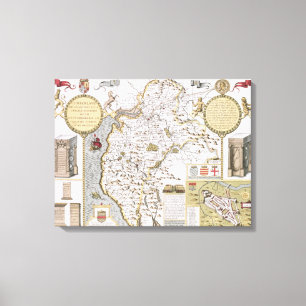 Cumberland und die alte Stadt von Carlile Leinwanddruck