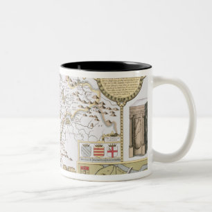 Cumberland und die alte Stadt von Carlile Zweifarbige Tasse