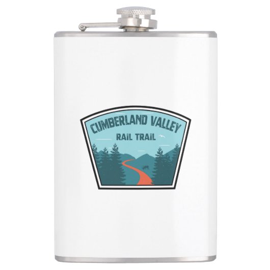 Cumberland Valley Rail Trail Flachmann (Vorderseite)