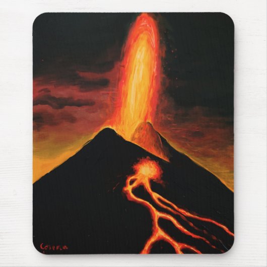 Cumbre Vieja Vulkan Mousepad (Vorne)