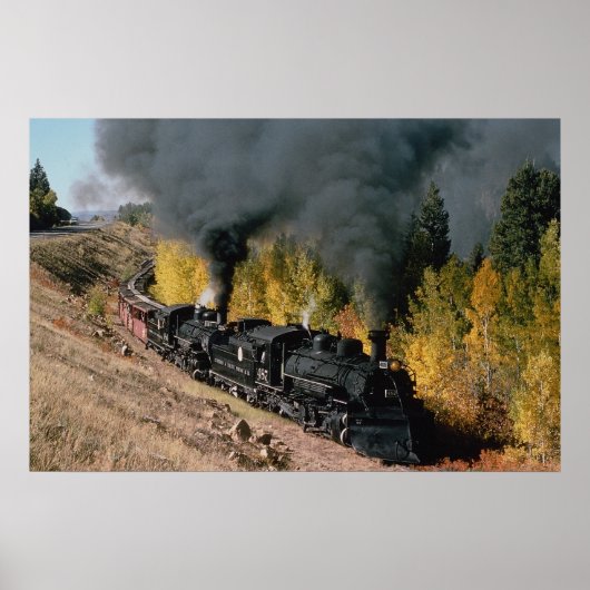 Cumbres and Toltec Railroad, Nr. 487 und Nr. 484m, Poster (Vorne)