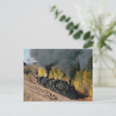 Cumbres and Toltec Railroad, Nr. 487 und Nr. 484m, Postkarte (Stehend Vorderseite)