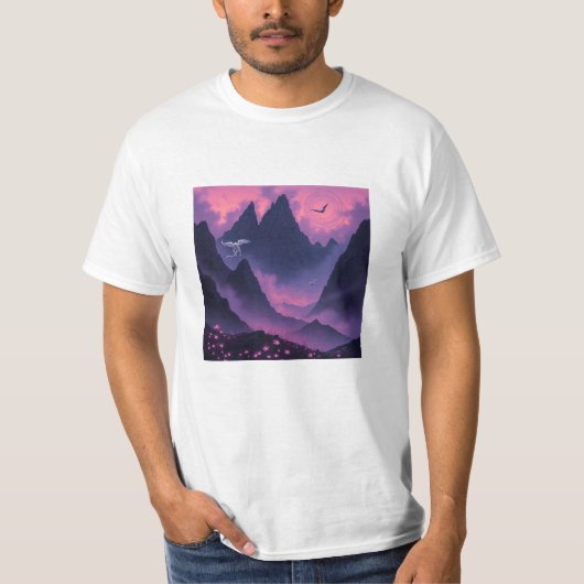 Cumbres y Dragones Economica T-Shirt (Vorderseite)