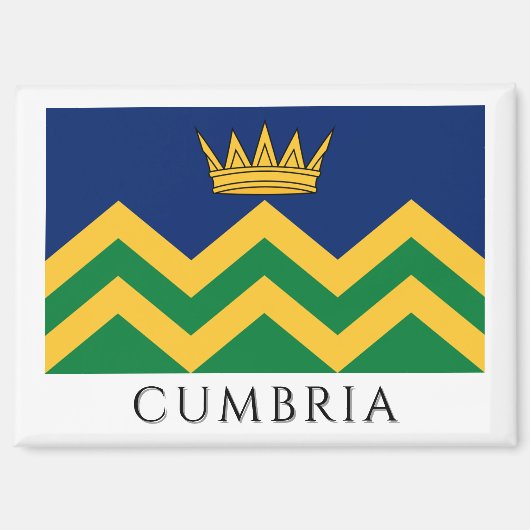 Cumbria-Flagge (ab 2025) Magnet (Vorderseite)