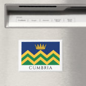 Cumbria-Flagge (ab 2025) Magnet (In Situ (Geschirrspüler))