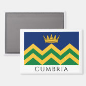 Cumbria-Flagge (ab 2025) Magnet (Vorderseite/Rückseite)