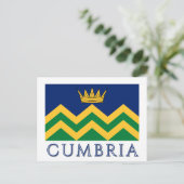 Cumbria-Flagge (ab 2025) Postkarte (Stehend Vorderseite)