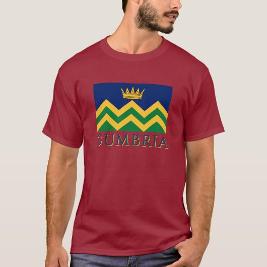 Cumbria-Flagge (ab 2025) T-Shirt (Vorderseite)