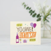 Cumbrian Birthday Post Card Postkarte (Stehend Vorderseite)