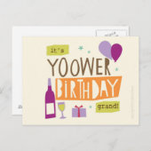 Cumbrian Birthday Post Card Postkarte (Vorne/Hinten)