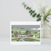 Cumbrian Farmhouse Einladungspostkarte (Stehend Vorderseite)