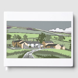 Cumbrian Farmhouse Guest Book Gästebuch