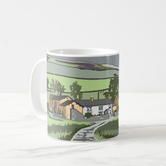 Cumbrian Farmhouse Tasse (Vorderseite Links)