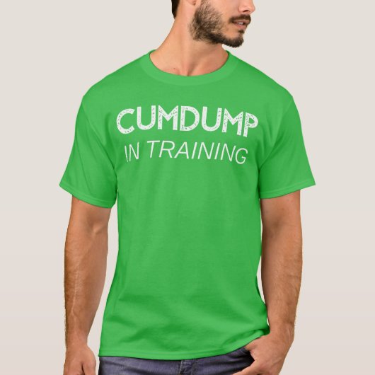 Cumdump in Ausbildung Junge T-Shirt (Vorderseite)