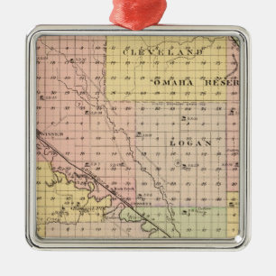 Cuming County, Nebraska Ornament Aus Metall