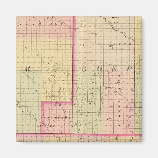 Cuming Landkreis, Nebraska Magnet (Vorne)