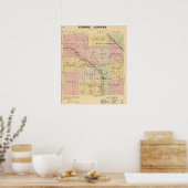 Cuming Landkreis, Nebraska Poster (Küche)