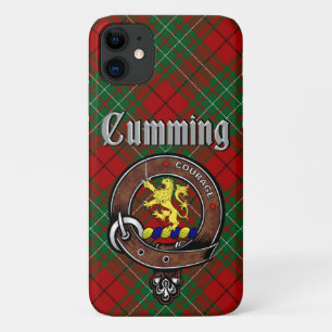 Cumming Clan Abzeichen & Tartan Phone Case
