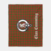 Cumming Crest Badge and Tartan Fleecedecke (Vorderseite)