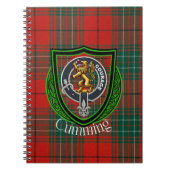 Cumming Scottish Clan Tartan & Crest Notizblock (Vorderseite)