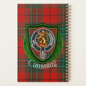 Cumming Scottish Clan Tartan & Crest Planer (Rückseite)