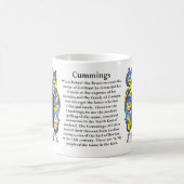 Cummings-Familien-Wappen Tasse (Mittel)