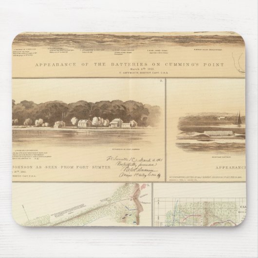 Cumming's Pt Batterien und Arbeiten Mousepad (Vorne)