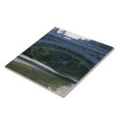 Cummins Creek im Neptune Staat Park, OR Fliese (Seite)