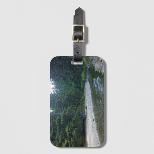 Cummins Creek im Neptune Staat Park, OR Gepäckanhänger (Vorderseite Vertikal)