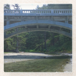 Cummins Creek im Neptune Staat Park, OR Glasuntersetzer