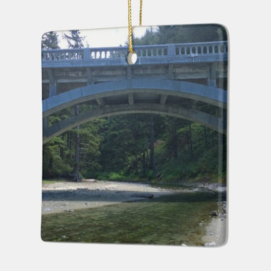 Cummins Creek im Neptune Staat Park, OR Keramikornament (Links)