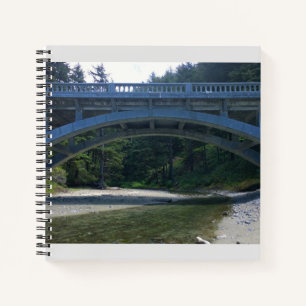 Cummins Creek im Neptune Staat Park, OR Notizblock