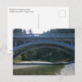 Cummins Creek im Neptune Staat Park, OR Postkarte (Vorne/Hinten)