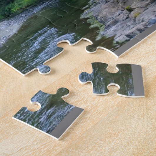 Cummins Creek im Neptune Staat Park, OR Puzzle (Seite)