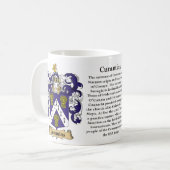 Cummins, der Ursprung, die Bedeutung und das Kaffeetasse (Vorderseite Links)