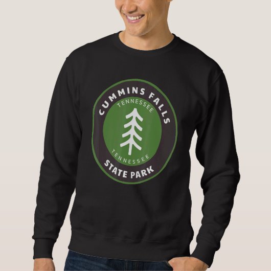 Cummins Falls Staat Park Tennessee Tn Forest Abzei Sweatshirt (Vorderseite)
