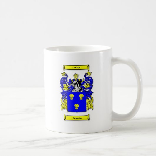 Cummins-Wappen Kaffeetasse (Rechts)
