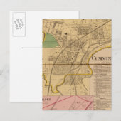 Cumminsville, Ohio Postkarte (Vorne/Hinten)