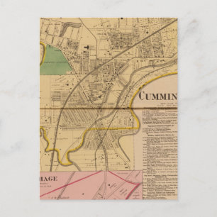Cumminsville, Ohio Postkarte